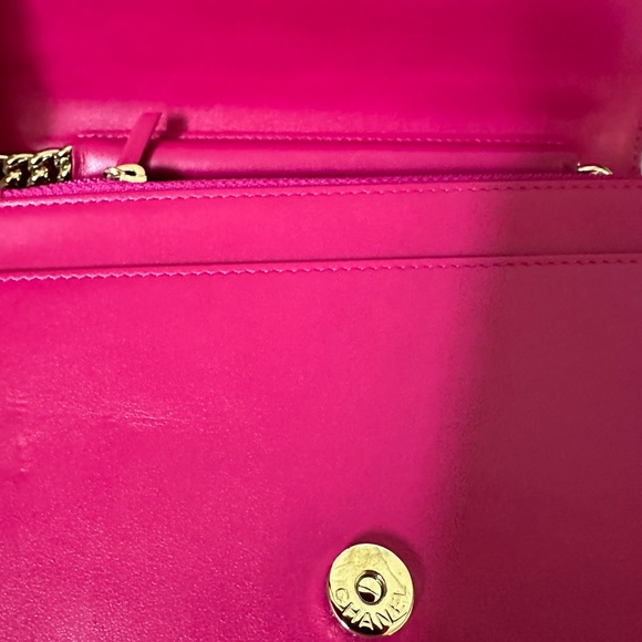 💎✨Authentic✨💎 Chanel  Leboy Wallet on Chain pink caviar leather with  🧿SoLD - Picture 12 of 16